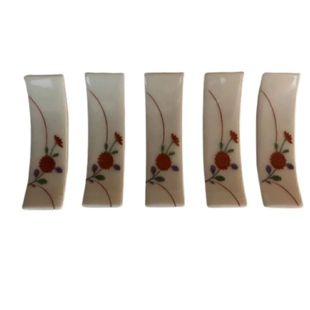 Lot of 5 Daisy Floral Chopstick Holder Size 2.75